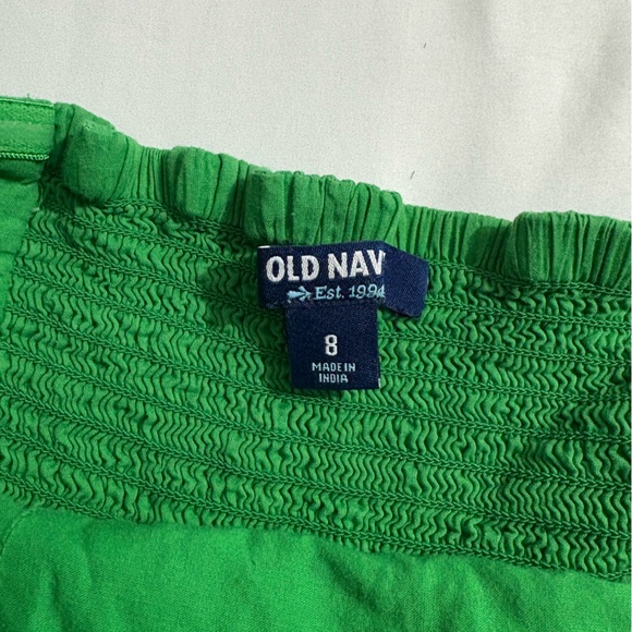 Old Navy Green Smocked Dress - Picture 4 of 4